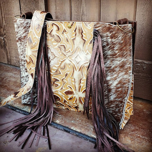 Large Hair on Hide with Sienna Laredo and Fringe